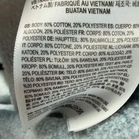 VANS Tie Dye Pullover Hoodie Blue White Women’s M - Picture 6 of 9